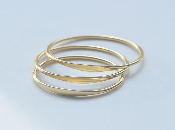 

solitaire ring 14k gold filled minimalism s jewelry knuckle mujer boho bague femme women s 2211145950449, Golden;silver
