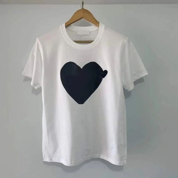 

mens brands play t-shirts fashion designer red heart shirt casual cotton embroidered embroidery short sleeve summer genuine discount, White;black