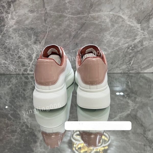 

2023new fashion designer platform mens casual shoes leather lace-up sneaker lady flat running trainers letters gym sneaker, Black