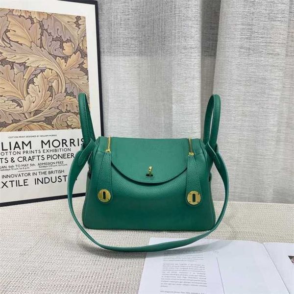 

authentic tote bag lindys luxury bags togo cow leather wax thread hand-stitched classic bag doctor bag portable shoulder bag for women