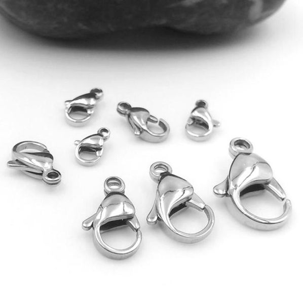 

316l ssteel lobster clasps necklace jewelry diy accessories 919mm4625201
