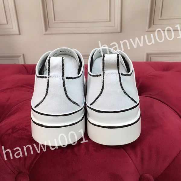 

designer womans shoes leather lace up men's fashion platform sneakers white black mens womens casual shoes