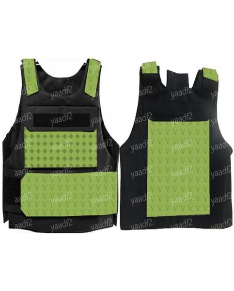 

fashion letter blossoming plate carrier leather design tactical vests for women men tide street outdoor protective vest cs game bo7877036, Black;green