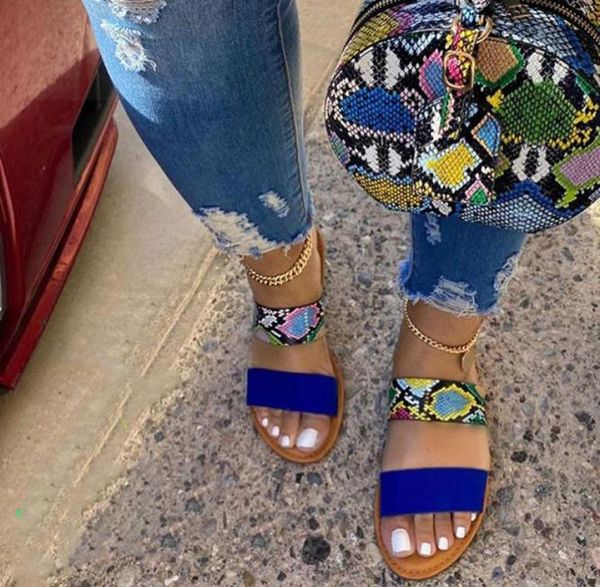 

slippers summer women serpentine woman casual flat slides ladies outdoor beach flip flops comfort female shoes fashion 20219399512, Black