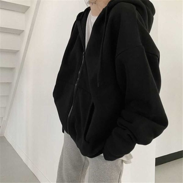 

mens hoodies sweatshirts vests vintage fashion hip hop printed hooded gothic punk oversized zip up jacket coat hoodie y2k clothes 221121 9gg, Black