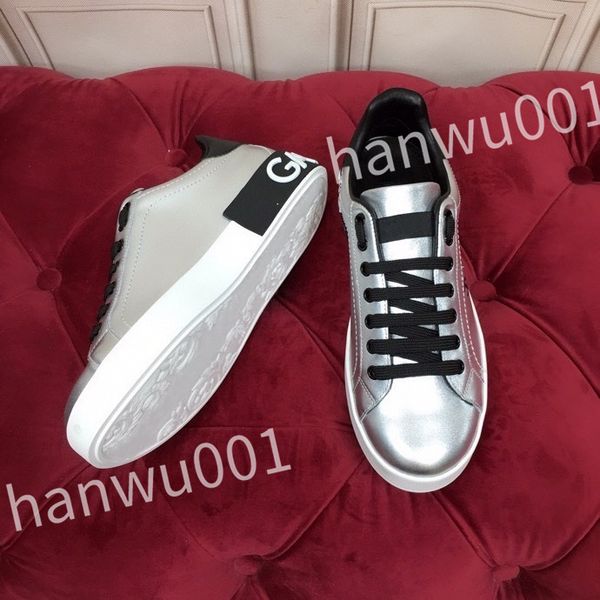

2023 luxury quality casual shoes women's white outdoor running shoes printed calf leather men casual shoes sneakers, Black