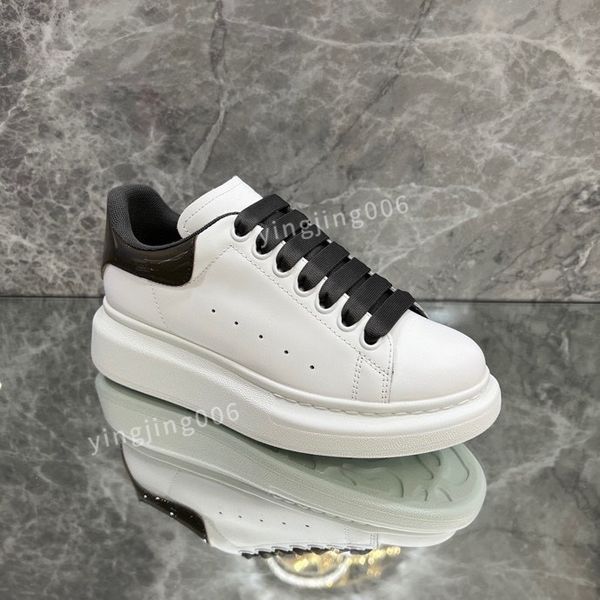

new fashion designer platform womens casual shoes leather lace-up sneaker lady flat running trainers letters gym sneaker2023, Black