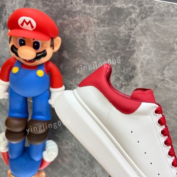 

new brand designer platform mens quality casual shoes leather lace-up sneaker lady flat running trainers letters gym sneaker2023, Black