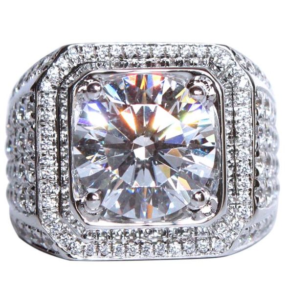 

4ct lab sona diamond ring 925 sterling silver jewelry engagement wedding band rings for men anniversary gift4078390