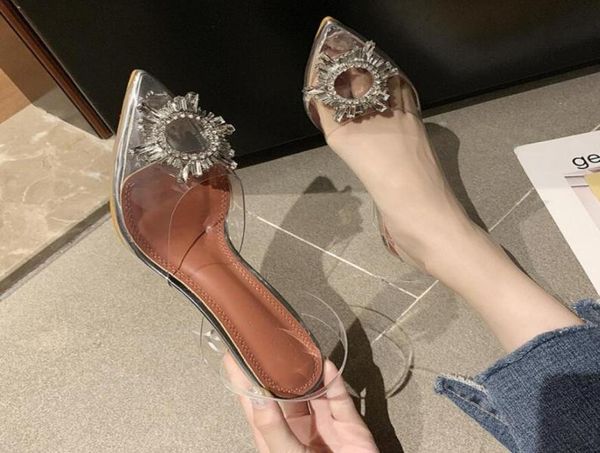 

official quality amina shoes begum crystalembellished pvc slingback pumps muaddi restocks begum pvc slingbacks 5cm high 5732817, Black