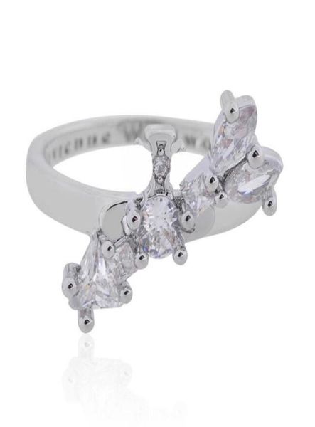 

couple rings arrowhead saturn shaped ring vivi inlaid with zircon gold and silver designer love for women mens luxury engagement n4675357
