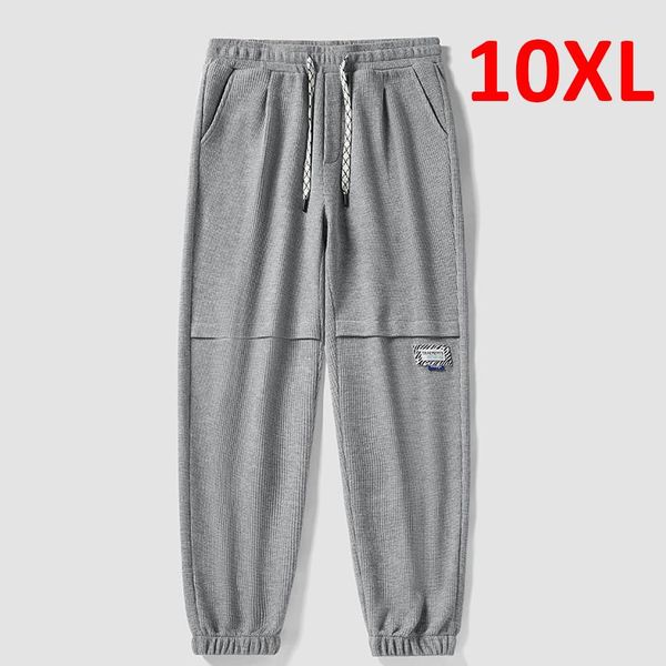 

pants 10xl 9xl plus size pants men jogger sweatpants male stretch pants fashion casual trousers big size 10xl 8xl, Black