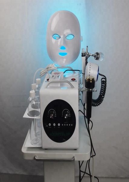 

microdermabrasion professional 5 in 1 hydradermabrasion ultrasonic rf bio cold hammer oxygen spray led mask face lifting skin tigh1066730