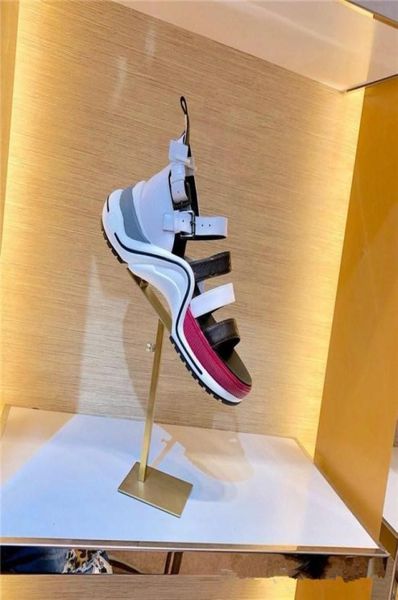 

summer ladies sandals archlight women sneaker sandals flat sandal fashion slides with four calf leather straps beach casual perfec9272936, Black