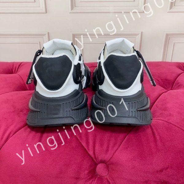 

casual shoes trainers women flats platform sneakers designer logo white black leather womens lace up mens size 35-45