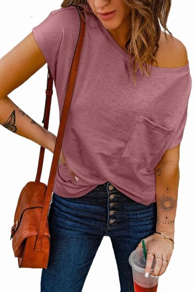 

pocketed tee with side slits 2023 new 2023 new 286h#, White