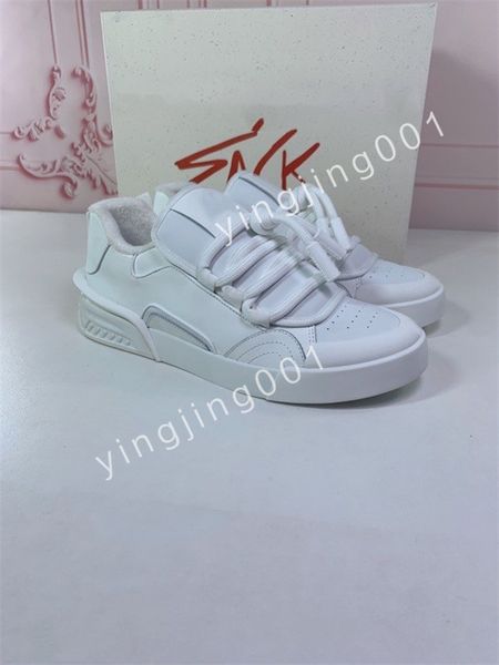 

luxury ceiling retro plate-forme designer shoes for men's women leather black white flat platform sneaker fashion ladies youth