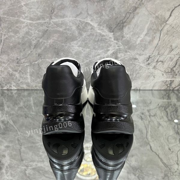 

new fashion designer platform womens mens casual shoes leather lace-up sneaker lady flat running trainers letters gym sneaker2023, Black