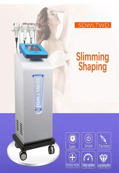 

2021 rf vacuum body shaping slimming machine cupping therapy ultrasonic 80k cavitation 5d carving instrument fat blasting b9620174