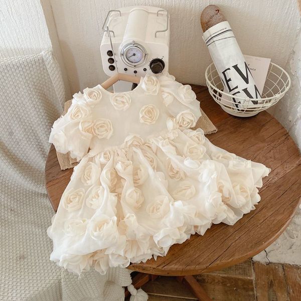

girl's dresses children clothing girls' flower princess dress girls' baby dress dress in summer 230519, Red;yellow