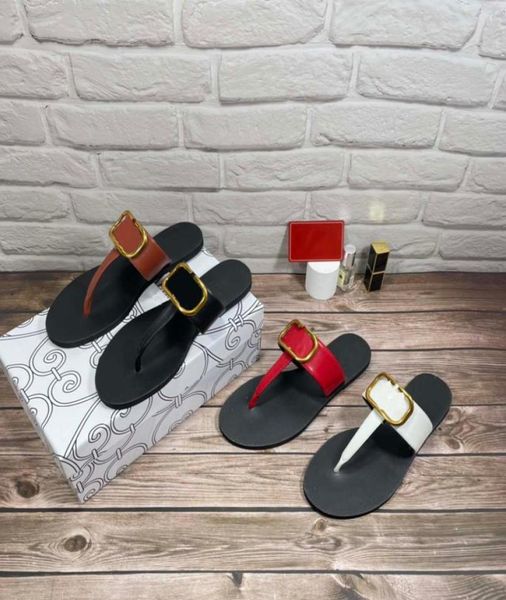 

fashion slipper sole herringbone clip toe flat leather rubber sole multiple colors optional casual sandals women039s luxury 3462504, Black