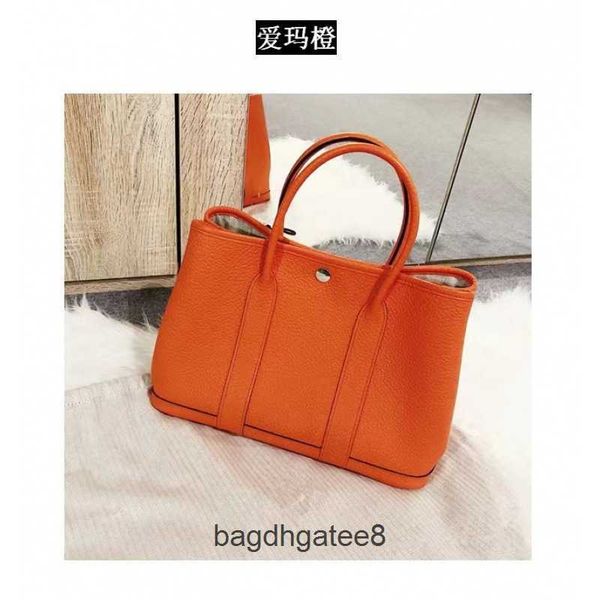 

shopping leather simple bags shoulder designer large party one totes trendy 2023 versatile bag capacity garden handheld women's tote 7b