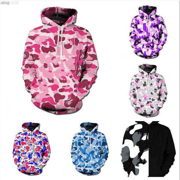 

22ss shark hoodie mens designer couples hoodies men women stylist jacket camouflage print 10 colors sweatshirts male, Black
