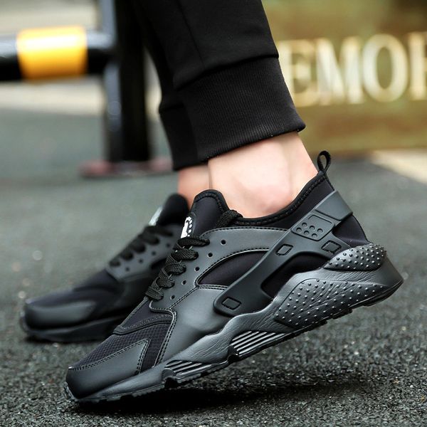 

dress shoes men shoes trainers men sneakers air cushion running shoes men casual shoes breathable lace-up chaussure homme tenis 230519, Black