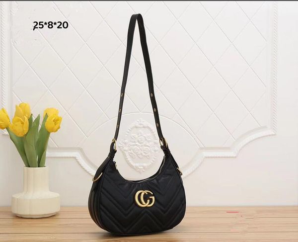 

2023 new luxury women's handbag designer brand women's shoulder bag shopping bag gg fashion women's crossbody bag g1077