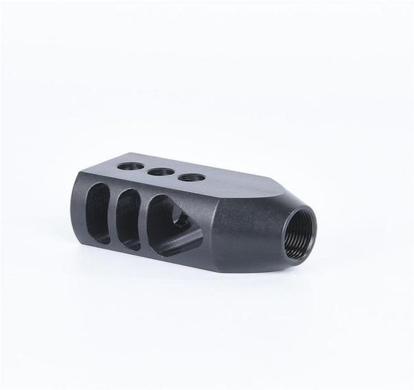 

223 556 12x28tpi threads cometition muzzle brake with jam nut and crush washer5697743