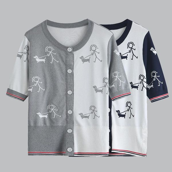 

t-shirt y2k 2022 new summer clothes for women short sleeves tshirts korea fashion knit cardigan kawaii graphic womens clothing tees, White