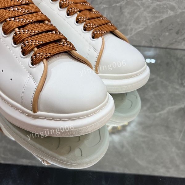 

brand designer platform womens men quality casual shoes leather lace-up sneaker lady flat running trainers letters gym sneaker, Black