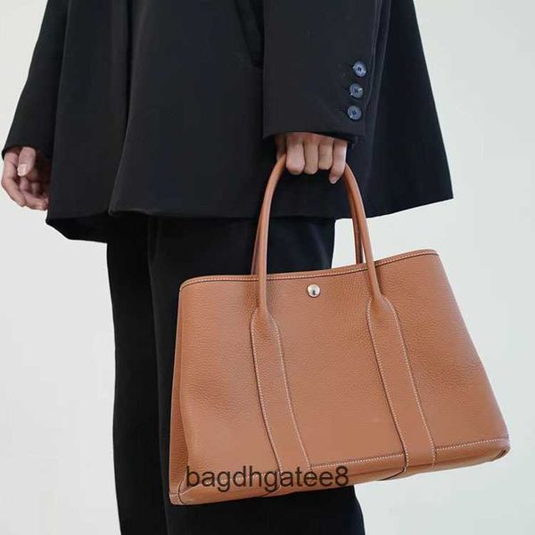 

party designer 2023 totes bags bag high garden quality togo cowhide lychee pattern women's handbag simple tote