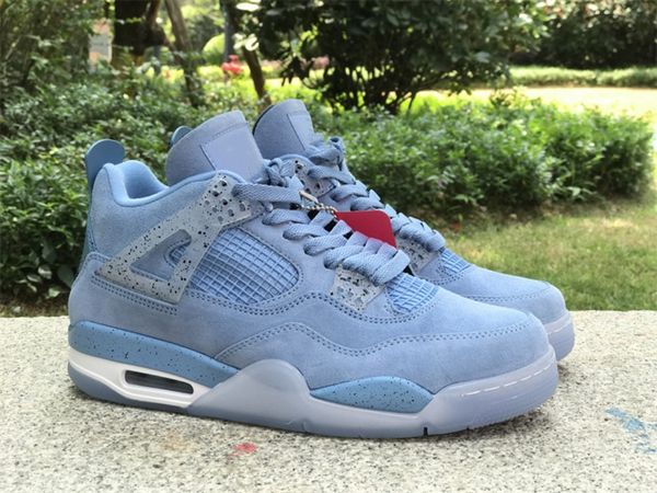 

basketball shoes unc pe blue 4s jumpman 4 og authentic quality designer outdoor sneaker sports with original box