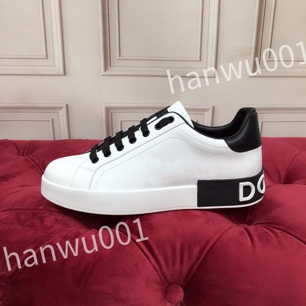 

new luxurys quality casual shoes women's white outdoor running shoes printed calf leather men casual shoes sneakers, Black