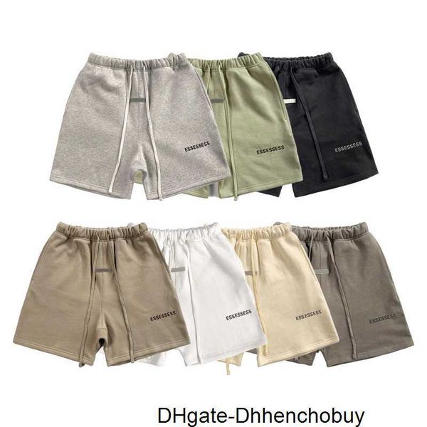 

2023 mens womens ess shorts clothing apparel cotton sports fashion short designer street style tide knee length shorts essentials new 6j5f, White;black