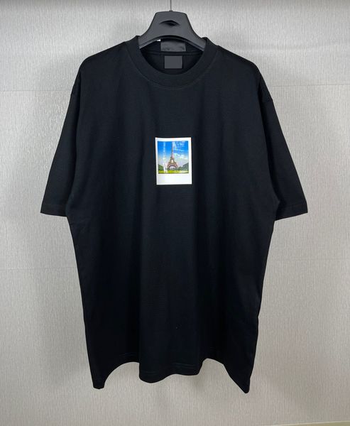 

men's plus tees & polos round neck embroidered and printed polar style summer wear with street pure cotton f12f1, Black;brown