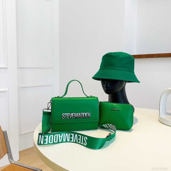 

new handbag shoulder messenger bag temperament alphabet small square bag versatile women's bags