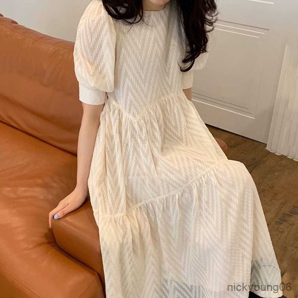 

new arrive summer maternity dress woman elegant loose version large size dresses pregnant woman clothing r230519, White