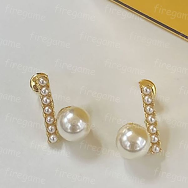 

party pearl earrings womens luxury gold earings stud designer jewellery vintage plated fashion dangle, Golden;silver