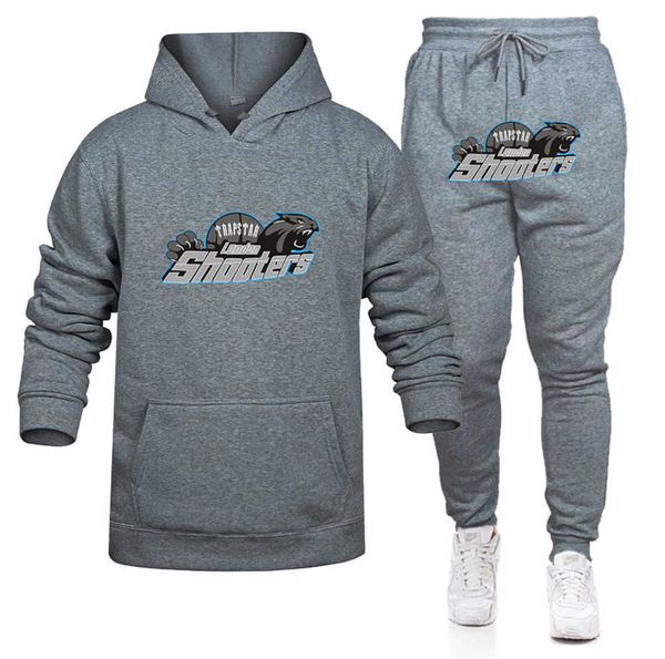 

men's tracksuits autumn trapstar tracksuit shooters printed men winter hoodie set women oversized brand sports suit pant sets 0ess, Gray