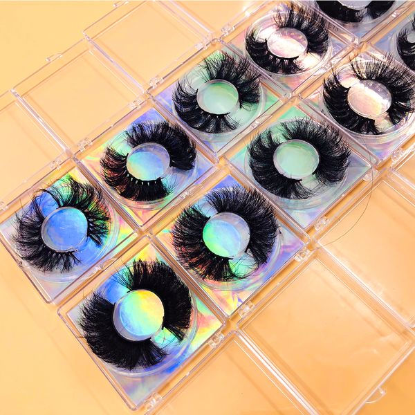 

8d messy fake eyelashes box package 5d fluffy mink lashes supplies wholesale 1 pair thick false mink eyelashes makeup dj