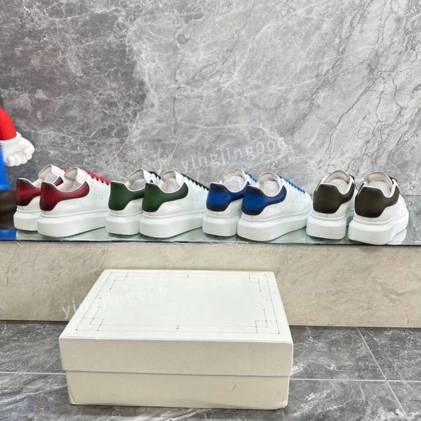 

2023brand fashion designer platform men casual shoes leather lace-up sneaker lady flat running trainers letters gym sneaker, Black