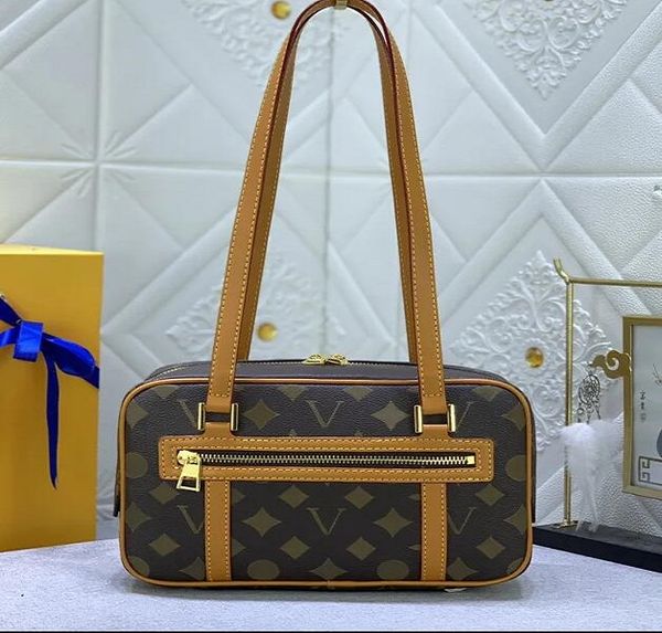 

designer women shoulder bags luxury vintage cite handbags quality leather flowers letter camera bag original ladies underarm pouch fashion p