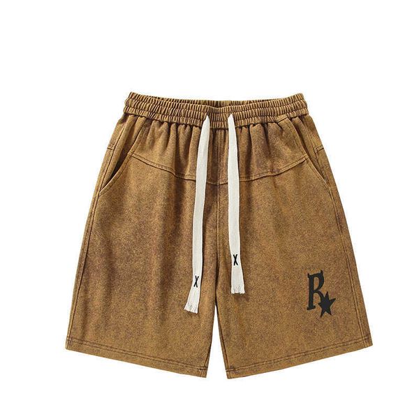 

live quality american trend loose fitting capris men's shorts, White;black