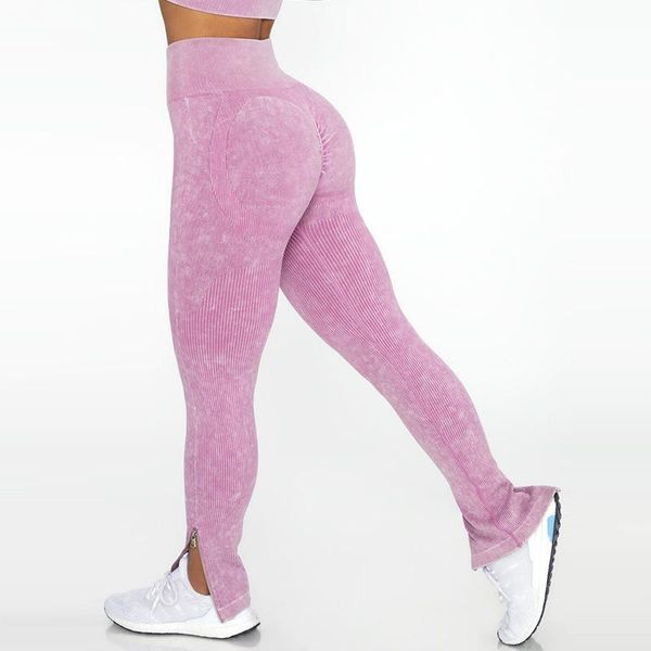 

leggings women seamless leggings push up fitness female ribbed yoga sport workout legging high waist gym leggings, Black