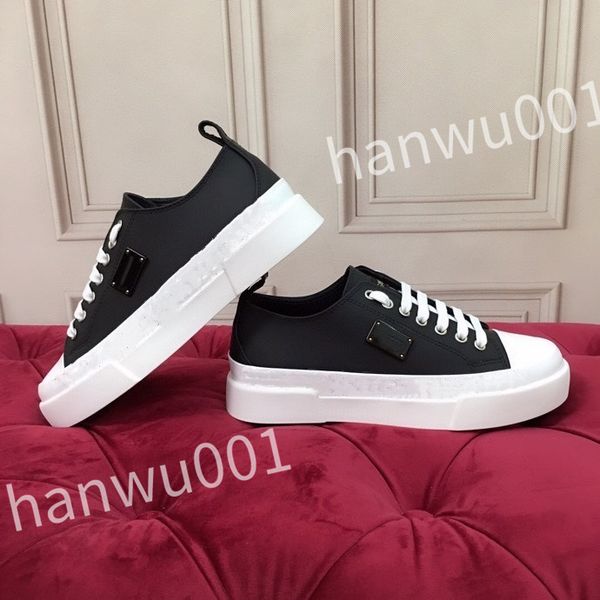 

2023 new luxury designer womans shoes leather lace up men's fashion platform sneakers white black mens womens casual shoes