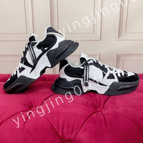 

new casual shoes trainers women flats platform sneakers designer logo white black leather womens lace up mens size 35-45