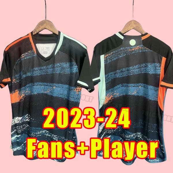 

23 24 argentina soccer jerseys dybala messis 2023 2024 fans player version lautaro martinez di maria football shirt kun aguero maradona away, Black;yellow