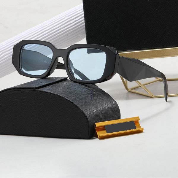 

Designer Polarized Sunglasses Eyewear Goggles for Men Womens Ladies Luxury Lentes UV400 Anti-reflection Full Frame Summer Sports Beach Holiday Shades Blk Blue Lens